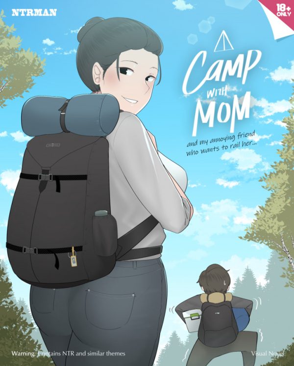 A Camp with Mom and my annoying friend who wants to rail her